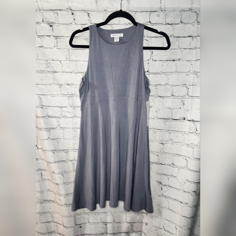 Athleta Gray‎ Santorini Thera Tank Midi Dress Size Small